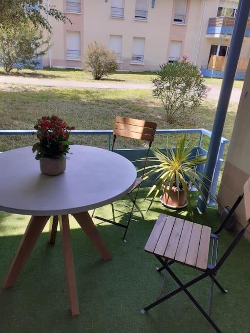 Mignon Appartement En Residence Avec Piscine Біскарросс Екстер'єр фото